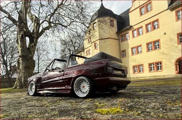 1:18 VW Golf 1 MK1 GTI Cabrio - RIEGER GTO CANDY FRED EDITION inkl OVP